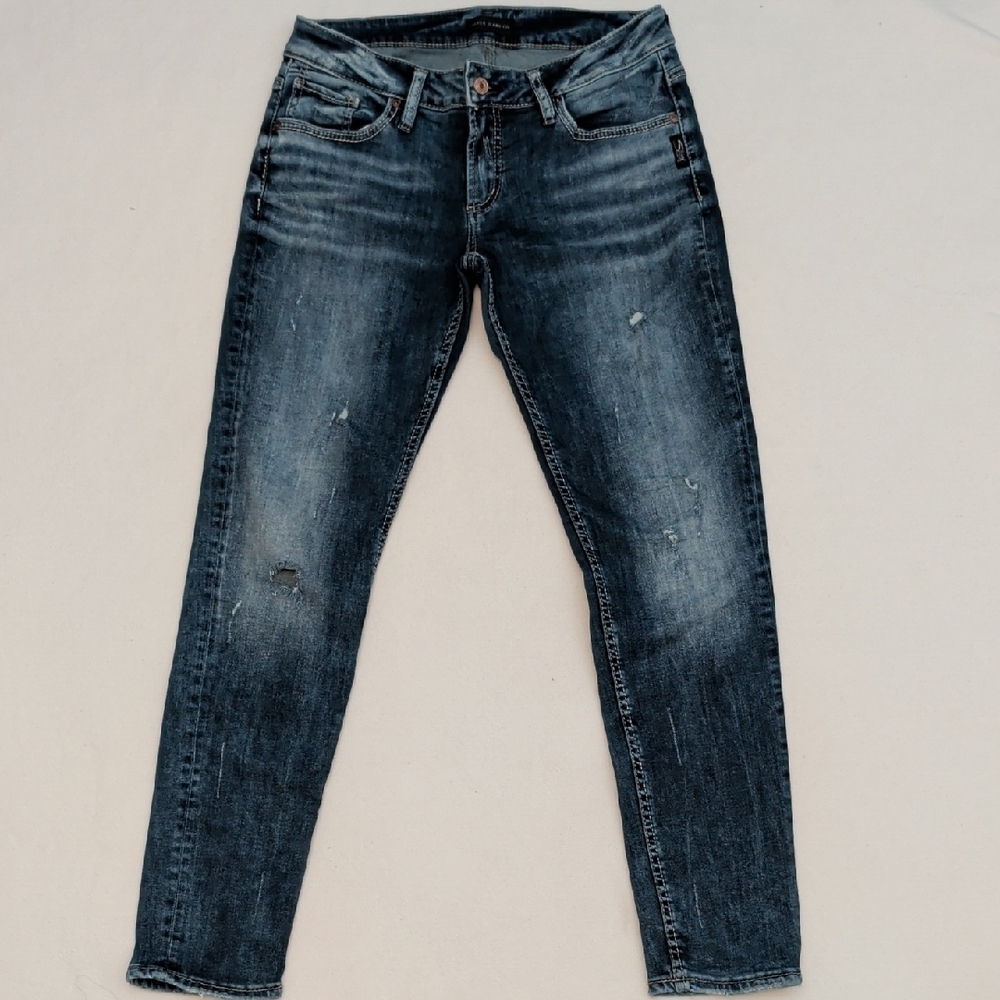 Silver Jeans Co. Mid-rise Slim Distressed Pants Size 29